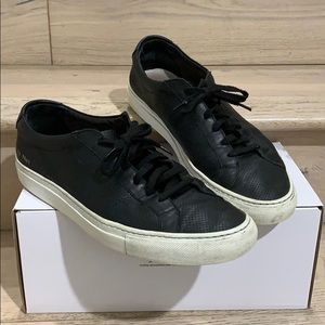Black Common Projects Achilles Low Sneaker